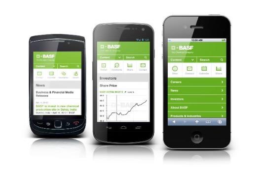 BASF launches new mobile website