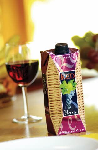 Wine now packed in cartons in the UK