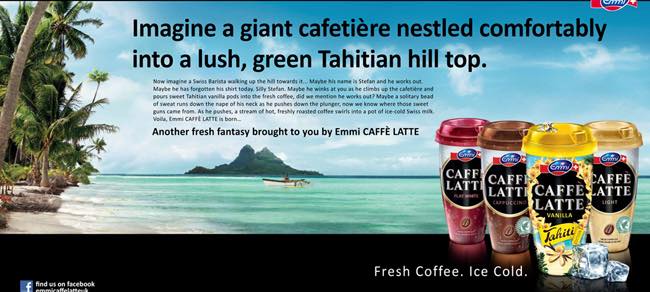 Emmi Caffè Latte launches new advertising campaign