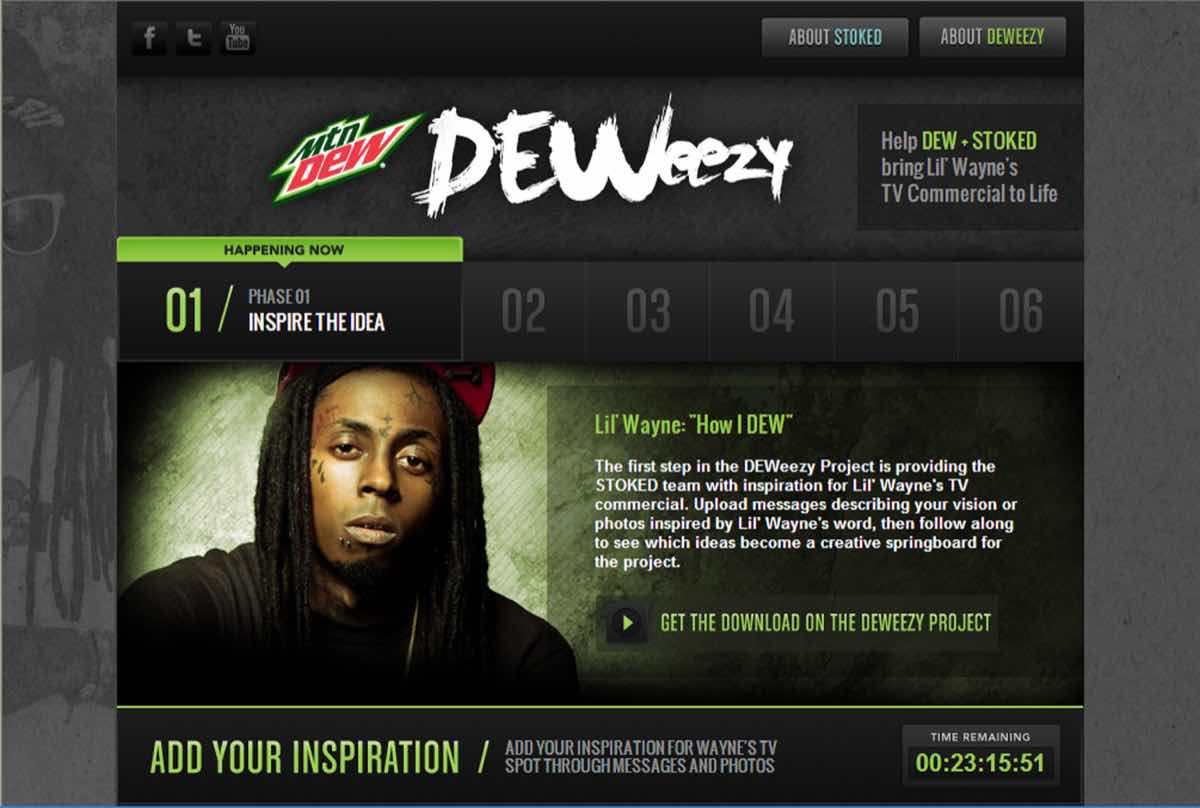 Mountain Dew and Lil Wayne partner for 'DEWeezy' campaign