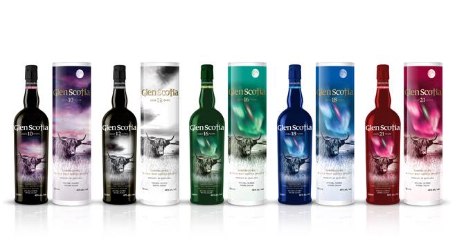 Glen Scotia updates packaging for whisky range