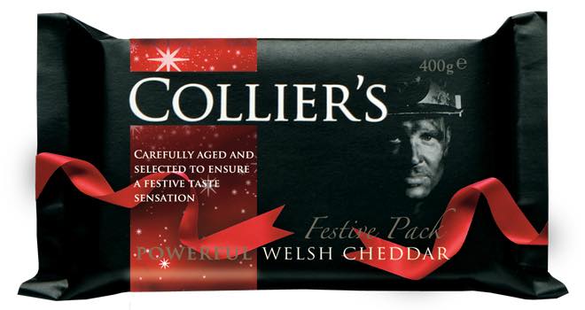 Collier’s Powerful Welsh Cheddar Christmas pack