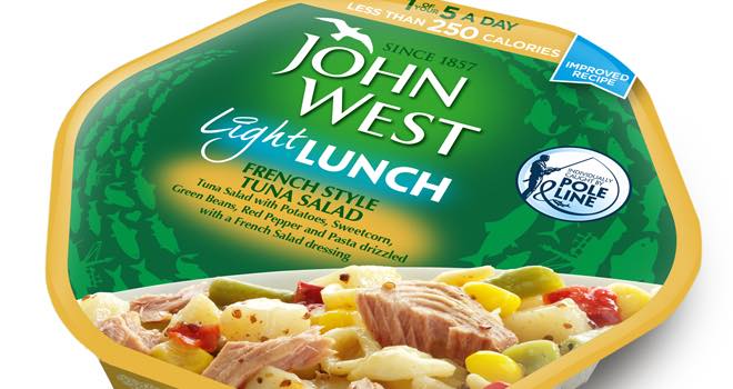 John West Foods relaunches Light Lunch fish range