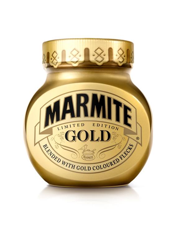Unilever celebrates Christmas with Marmite Gold