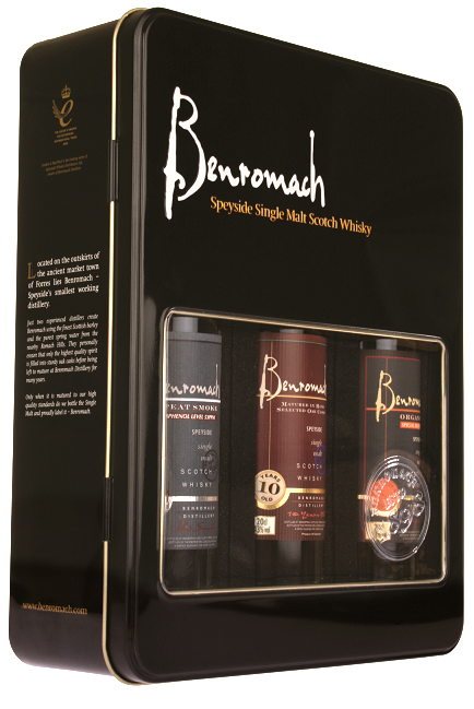 Benromach whisky gift pack