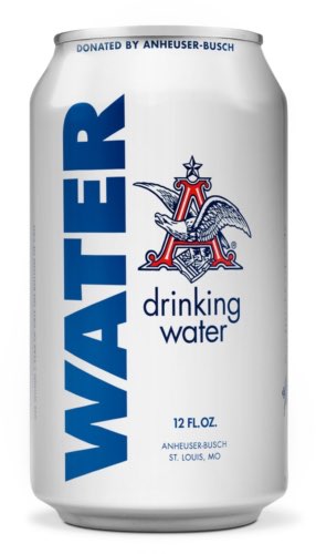 Anheuser-Busch producing cans of emergency drinking water