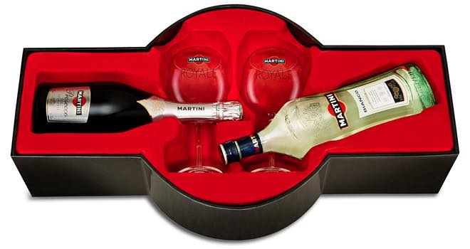 Martini and Prosecco gift box from Bacardi