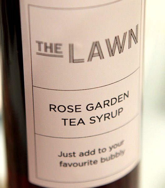 Rose Tea Syrup from The Lawn
