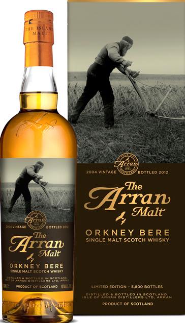 The Arran Malt Orkney Bere single malt Scotch whisky