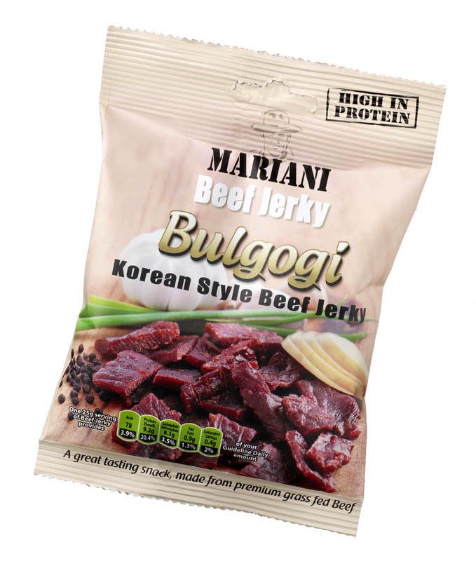 Mariani launches Bulgogi Korean-Style beef jerky