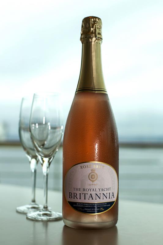 Royal Yacht Britannia's 60th anniversary rosé and brut sparkling wine