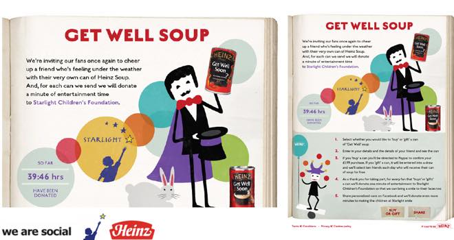 Heinz ‘Get Well’ Soup partners with Starlight Children’s Charity