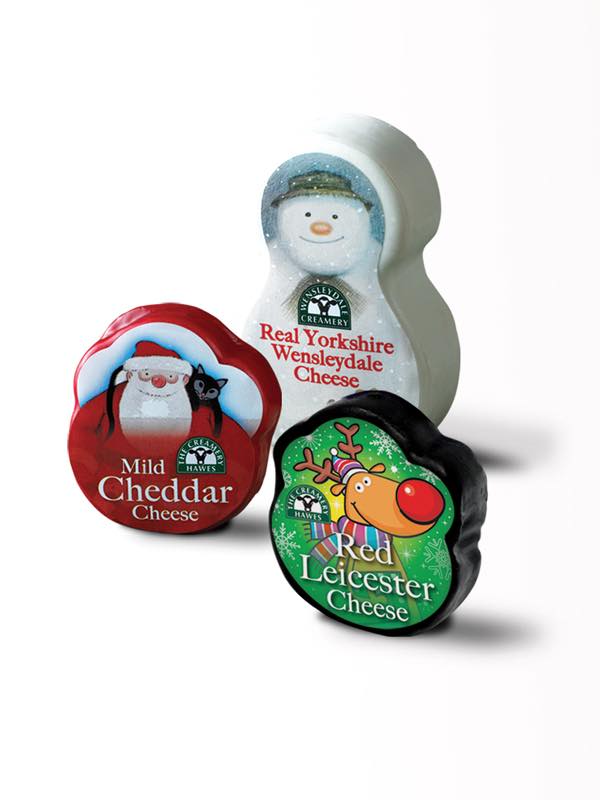Christmas cheese truckles from Wensleydale Creamery