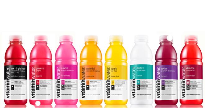 Coke updates Glacéau vitaminwater with new packaging and stevia