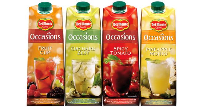 Del Monte Occasions adult juice drinks