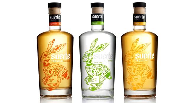 Suerte Tequila, designed by Swig