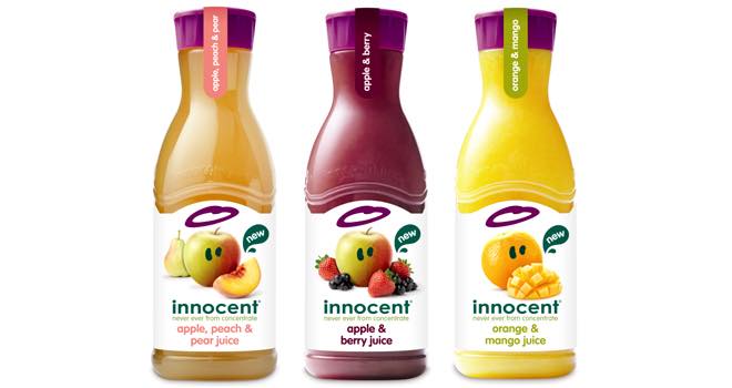 Innocent adds new recipes to juice range