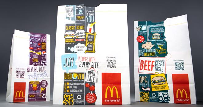 McDonald's to use QR codes on its new packaging
