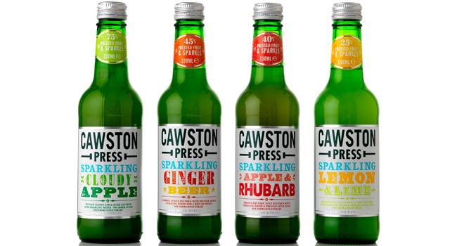 Cawston launches new sparkling flavours in 330ml glass bottles