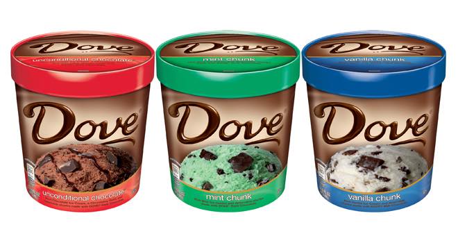 Dove ice cream new chocolate flavours