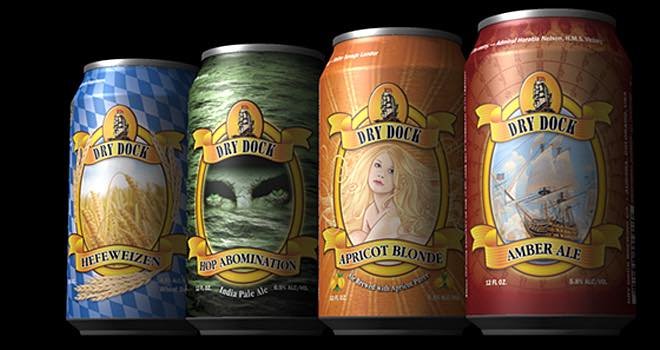 Dry Dock Brewing puts craft beers in cans by Ball