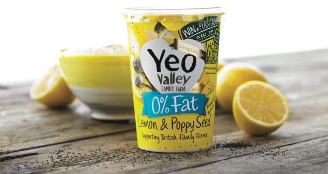 Yeo Valley limited edition Lemon & Poppy Seed yogurt
