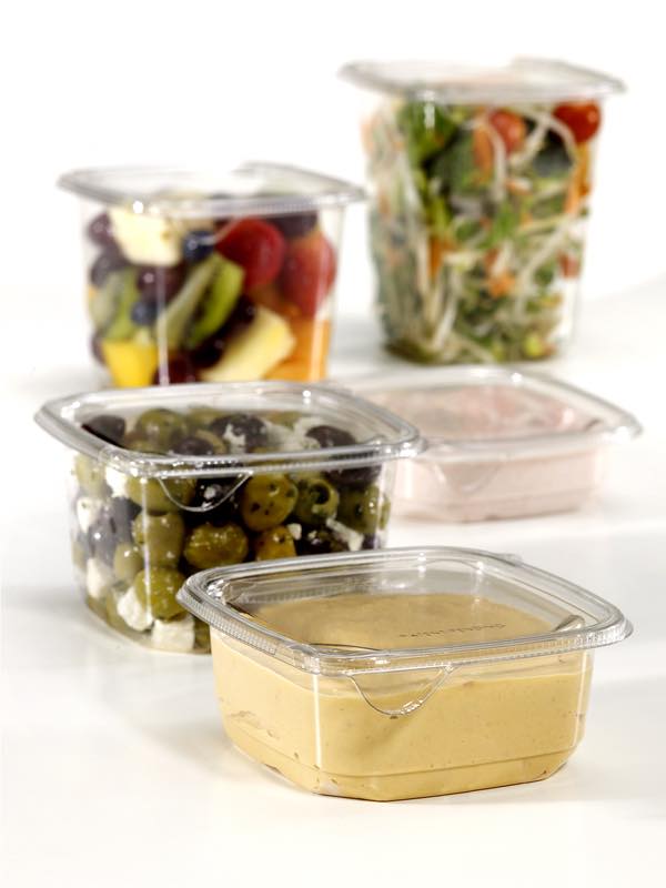 Tri-Pack containers with SureStrip