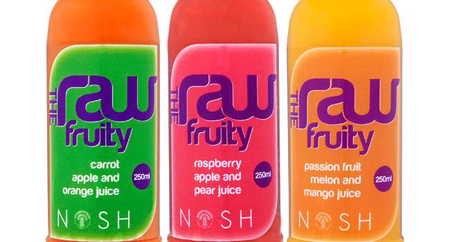 The Raw Fruity cold-pressed juice from Nosh Detox