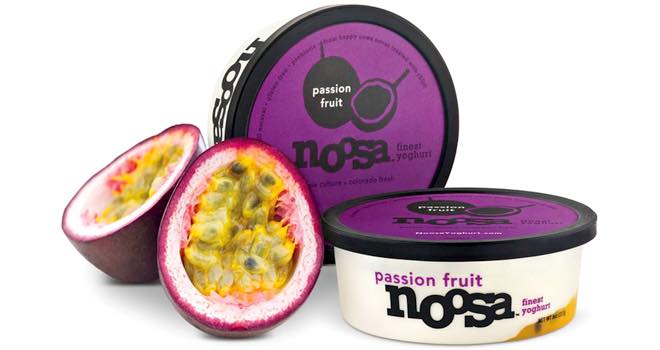 Noosa yogurt with passion fruit