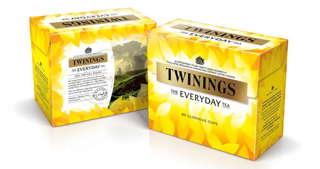 Twinings' Everyday tea blend is extended and redesigned