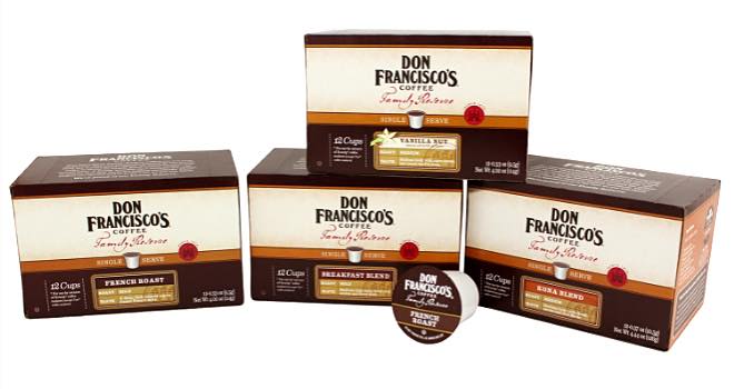 Don Francisco’s Family Reserve Single-Serve Coffees