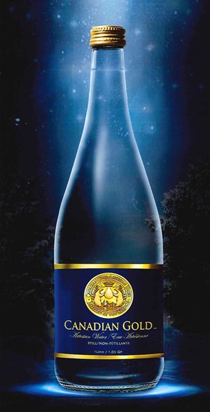 Canadian Gold Beverages awarded best bottled water 2013