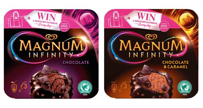 Magnum Inifinity on-pack promotion encourages category growth