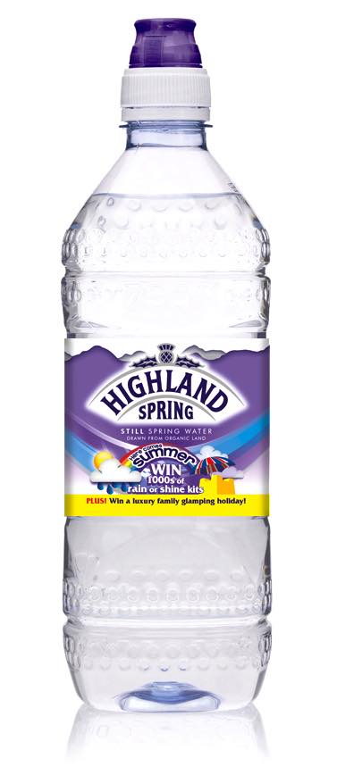Highland Spring to promote a 'rain or shine' British summer