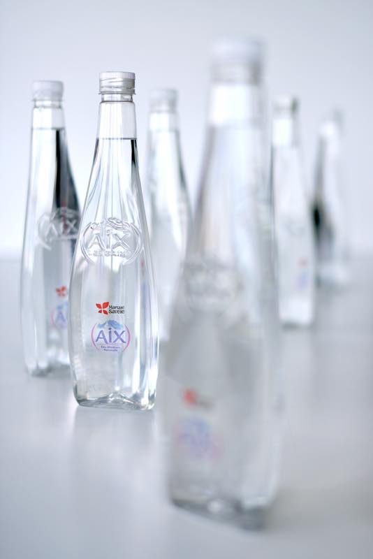 Sidel triangular PET bottle for Société des Eaux d'Aix-les-Bains water