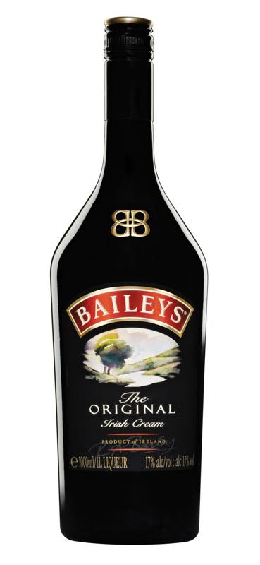 New bottle design for Baileys Irish Cream