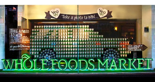 Yeo Valley uses Whole Foods Market window in new marketing campaign