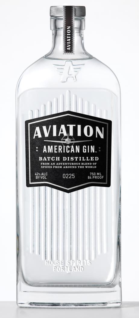 Redesigned bottle for Joe Montana's Aviation American Gin