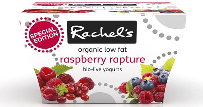 Rachel’s Organic Low Fat Raspberry Rapture Bio-Live Yogurts