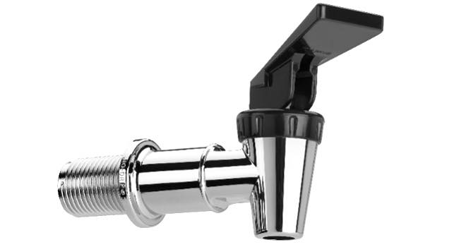 Chrome-plated HFSL No-Drip Faucets from Tomlinson