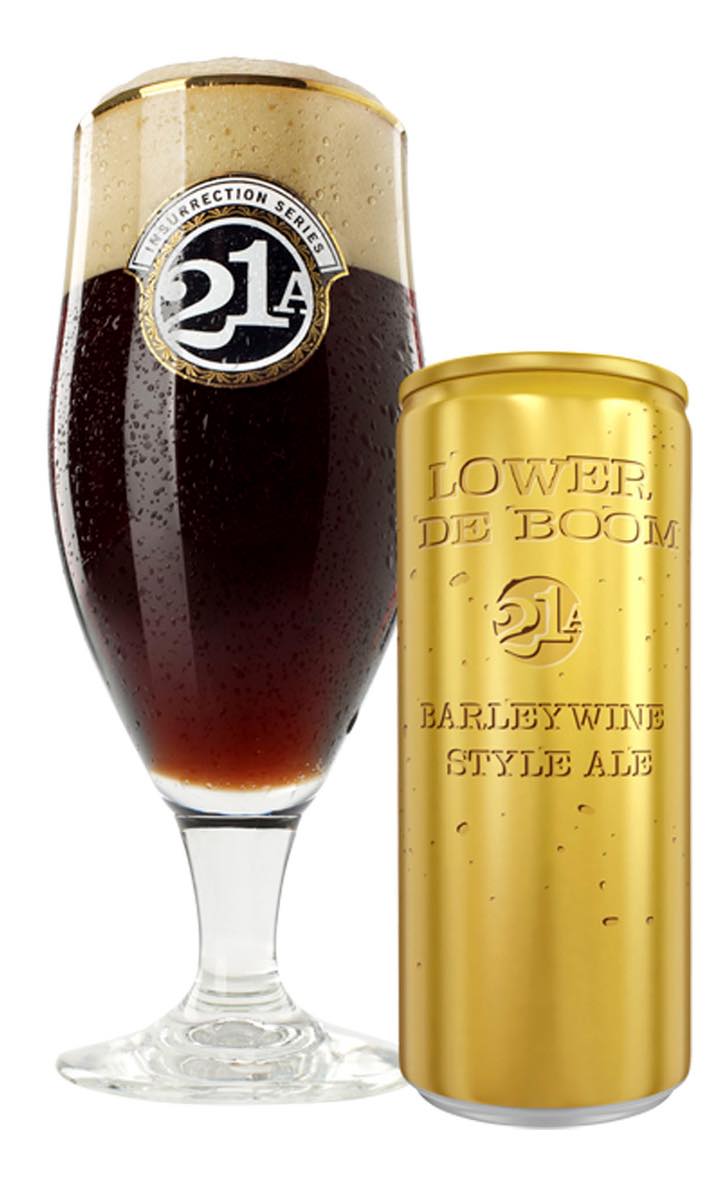 Lower De Boom ale in Ball cans