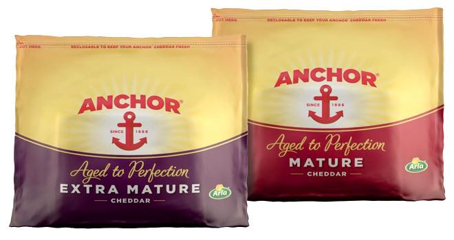 Anchor Cheddar is first branded block cheese to use Aplix seal technology