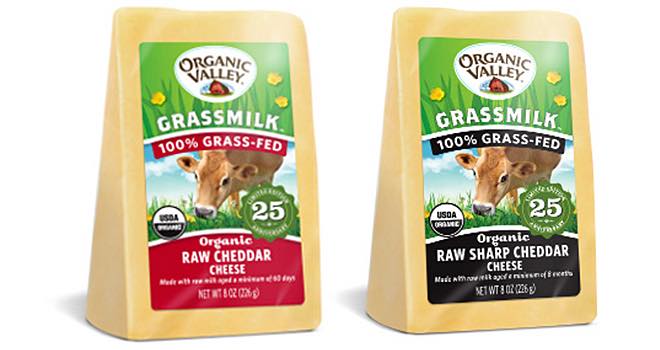 Organic Valley Grassmilk Raw Cheddar Cheese