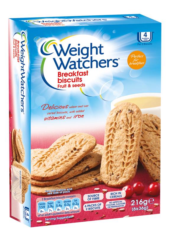 Weight Watchers and Walkers launch new Breakfast Biscuit range