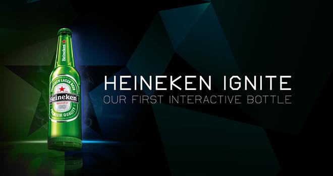 Heineken Ignite – the world’s first interactive bottle