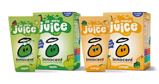 Innocent launches new 100% juice for kids