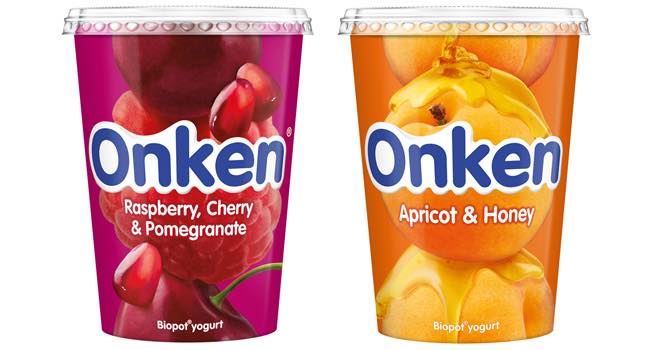 New big pot fruit yogurt flavours from Onken