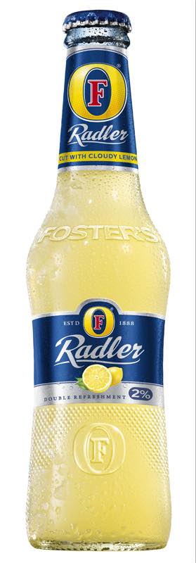 Foster's Radler cloudy lemon beer