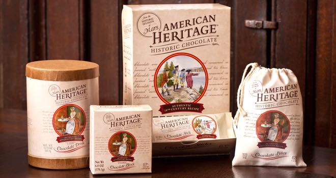 American Heritage Chocolate from Mars