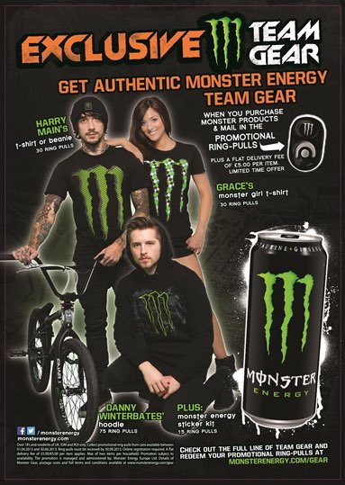 Monster Energy reveals team gear promotional campaign
